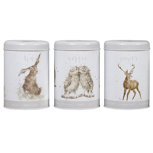 Wrendale Designs Tea, Coffee & Sugar Canisters