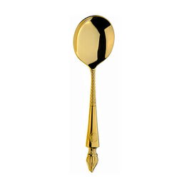 Clive Christian Empire Flame All Gold Soup Spoon