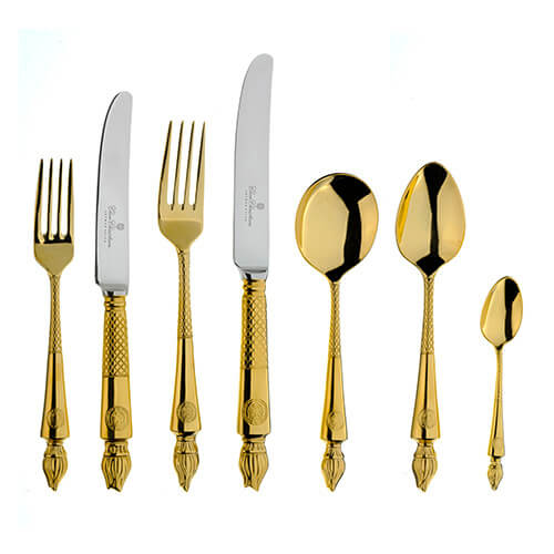 Clive Christian Empire Flame All Gold 125 Piece Suite