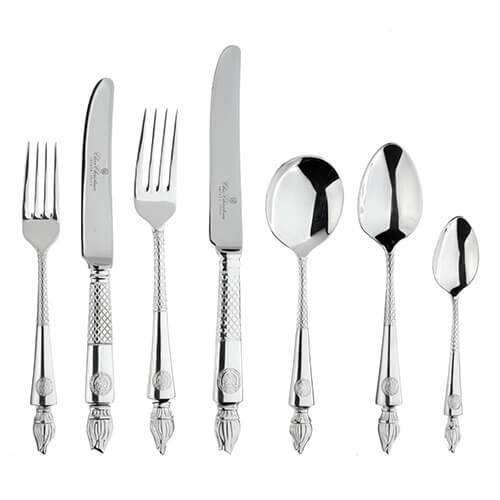 Clive Christian Empire Flame All Silver 85 Piece Suite