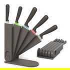 Venn 5 Piece Multi Use Knife Block Set, Free Standing, Wall Mounted or Drawer Store