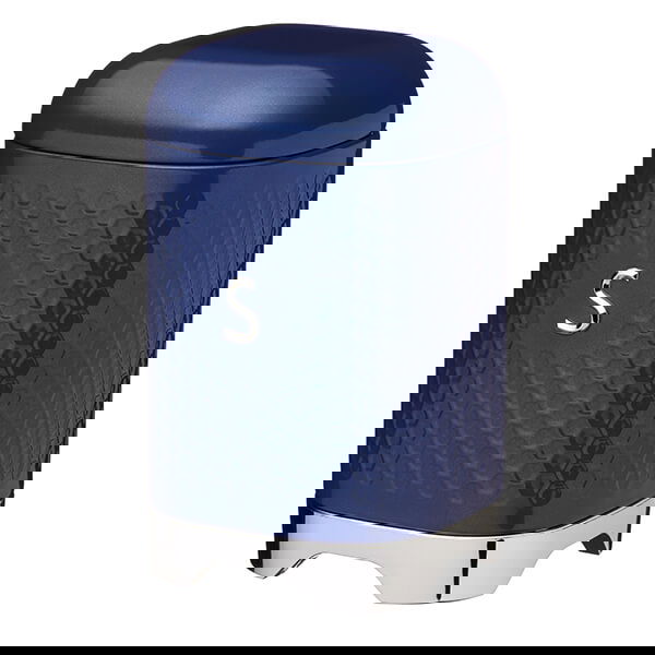 Lovello Retro Midnight Blue Textured Sugar Canister