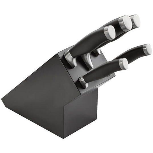 Stellar James Martin 5 Piece Knife Block Set Black