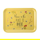 English Tableware Company Bee Happy `Home is the Place to Bee` Large Melamine Gloss Tray