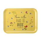 English Tableware Company Bee Happy `Home is the Place to Bee` Large Melamine Gloss Tray