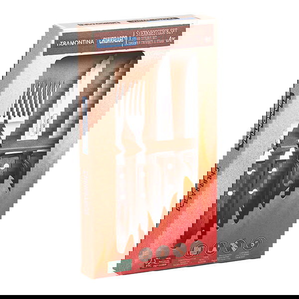 Tramontina 4 Piece Steak Knife and Fork Set