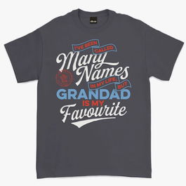 Oldies Club Charcoal I Have Been Called Many Names T-Shirt
