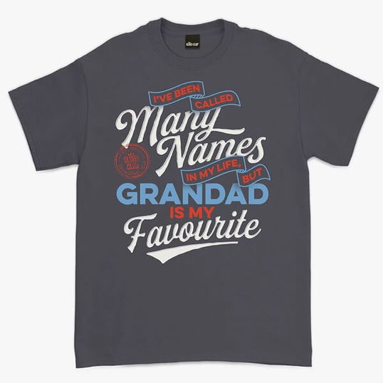 Oldies Club Charcoal I Have Been Called Many Names T-Shirt