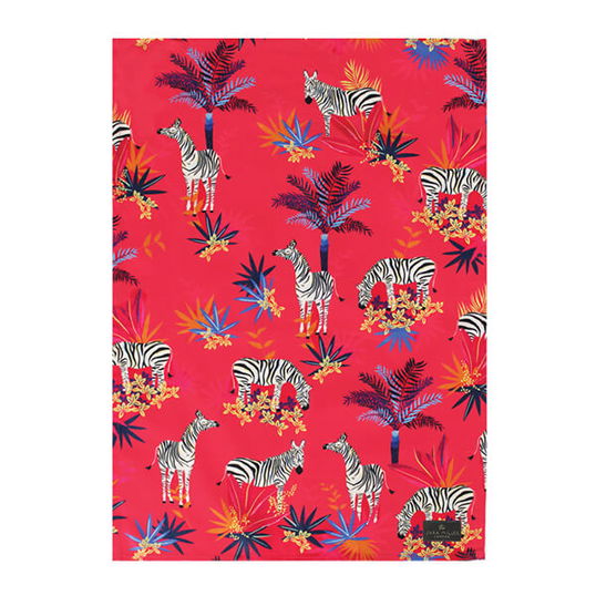 Sara Miller Tahiti Zebra Repeat Tea Towel