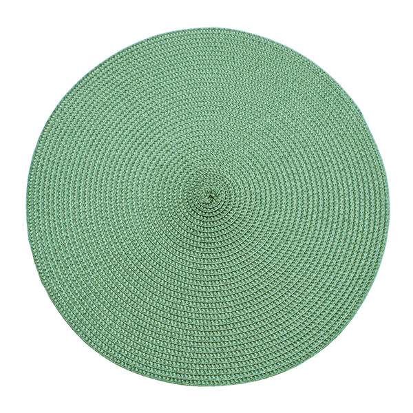 Walton & Co Sage Circular Ribbed Placemat