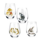 Wrendale Designs Set of 4 Tumbler Glasses