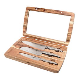 Furi Pro 3 Piece Acacia Knife Set