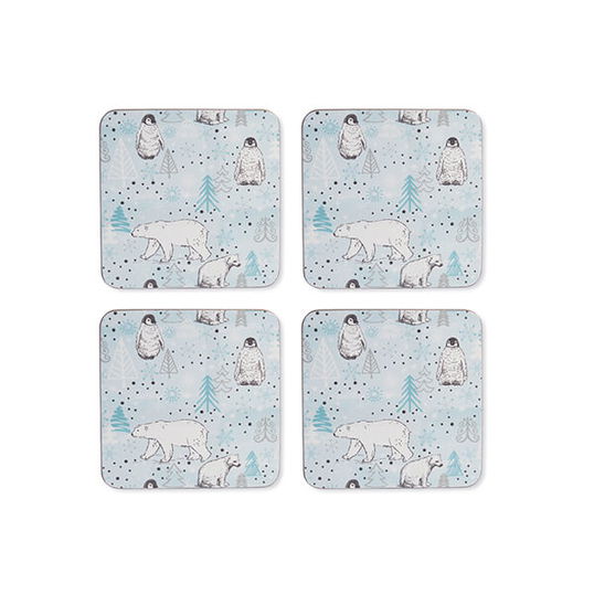 Cooksmart Frosty Morning Set Of 4 Coasters