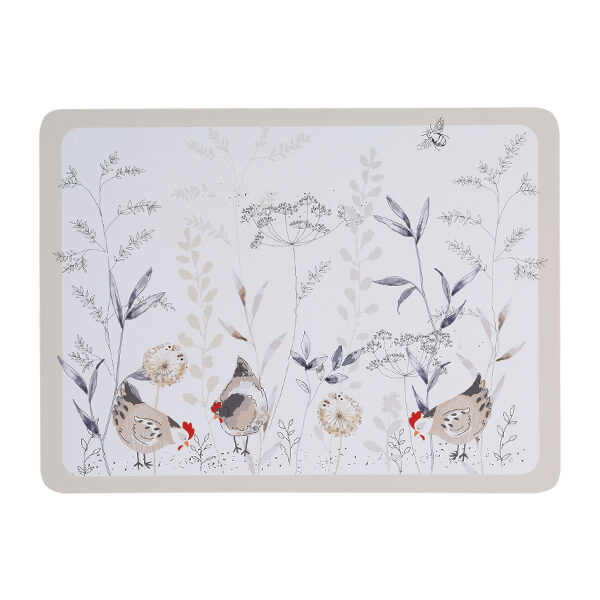 Price & Kensington Country Hens Set Of 4 Placemats