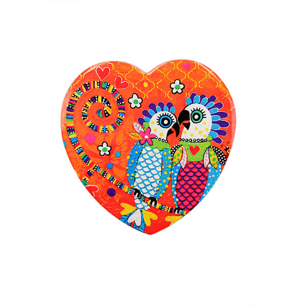 Maxwell & Williams Love Hearts Fan Club 10cm Ceramic Coaster