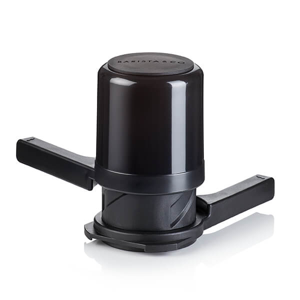 Barista & Co Beautifully Crafted Twist Press Compact Coffee Maker 2.0 Black