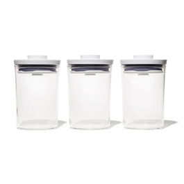 OXO Good Grips POP Round 3-Piece Mini Canister Set