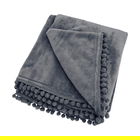Walton & Co Cashmere Charcoal Touch Fleece Throw