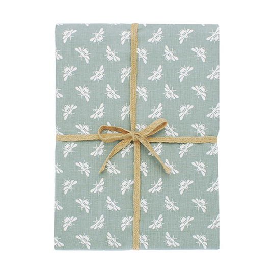 Walton & Co Moss Bee Tablecloth 130x230cm