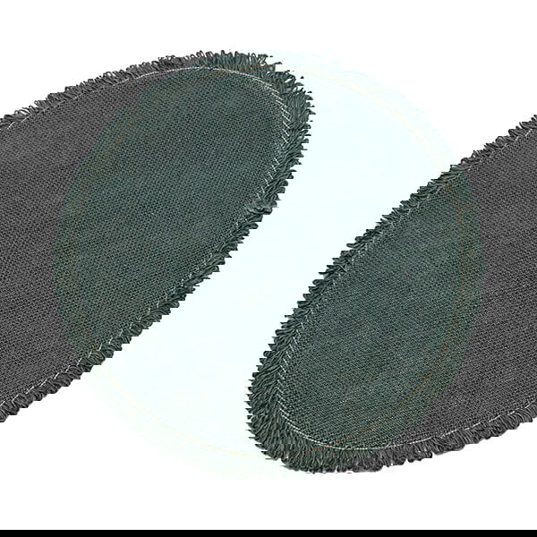 Walton & Co Circular Jute Placemat Slate