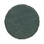 Walton & Co Circular Jute Placemat Slate