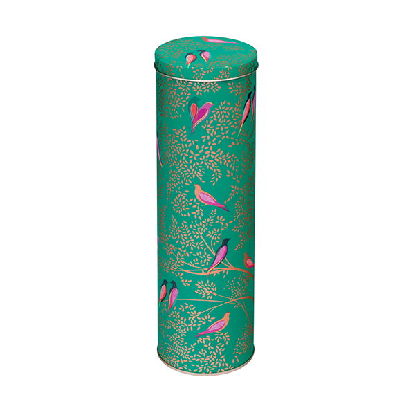 Sara Miller Green Bird Extra Tall Round Spaghetti Tin