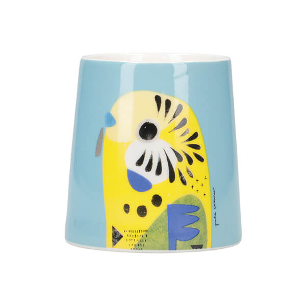 Maxwell & Williams Pete Cromer Porcelain 6cm Egg Cup Budgerigar