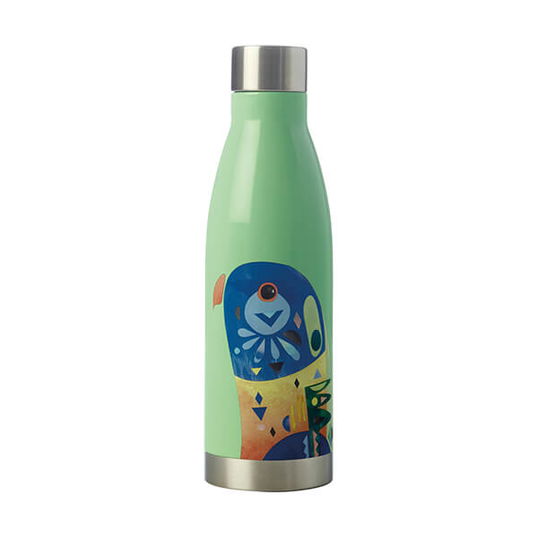 Maxwell & Williams Pete Cromer 500ml Double Walled Water Bottle Lorikeet