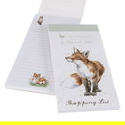 Wrendale Designs Fox - Bright Eyed and Bushy Tailed Shopping Pad