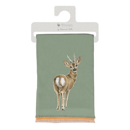 Wrendale Designs Deer Winter Scarf - The Roe Deer