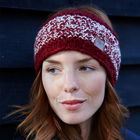 Pachamama Prague Headband Burgundy