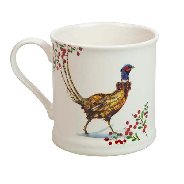 DMD Winter Retreat Tankard Mug, Pheasant
