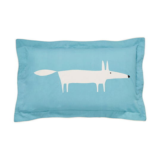 Scion Living Mr Fox Oxford Pillowcase Teal