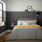 Helena Springfield Woven Check Duvet Cover Set Double Charcoal