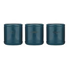 Price & Kensington Accents Teal Tea Coffee & Sugar Canisters