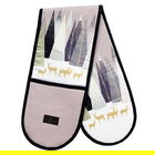 Sara Miller Frosted Pines Collection Double Oven Glove Deer