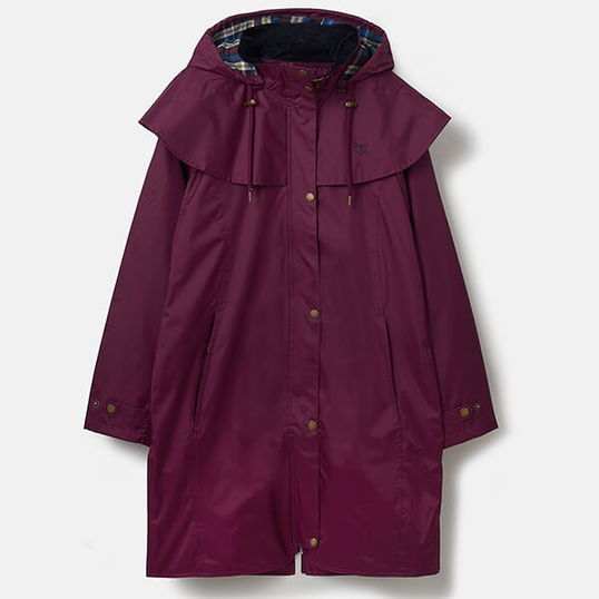 Lighthouse Outrider 3/4 Length Waterproof Raincoat Plum