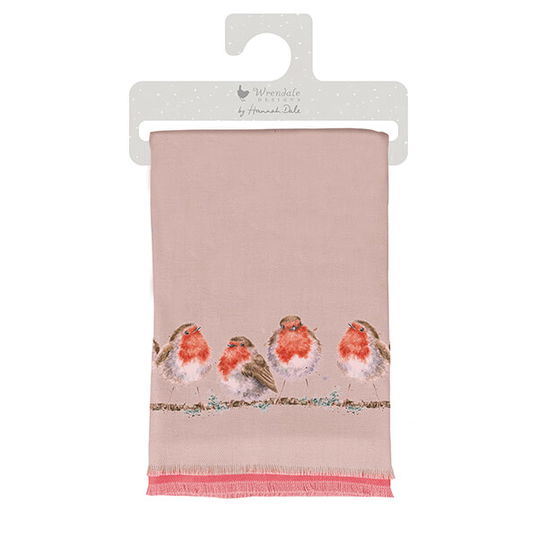 Wrendale Designs Robin Jolly Robin Winter Scarf