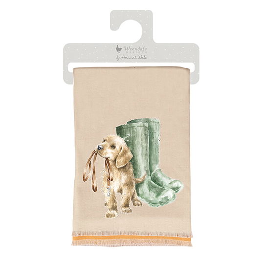 Wrendale Designs Dog Hopeful Winter Scarf