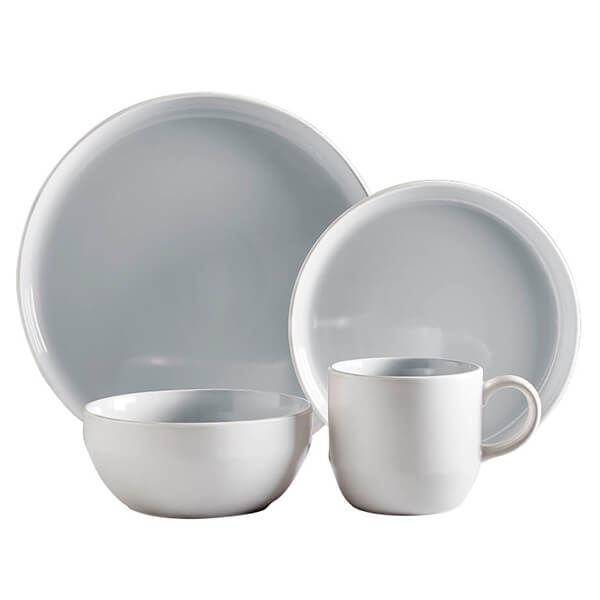 Barbary & Oak Oslo 16 Piece Dinnerware Set Grey