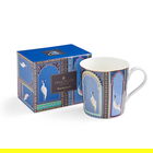 Sara Miller India Collection Mug Lattice Window`s Indigo