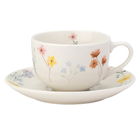 English Tableware Company Pressed Flowers Cup & Saucer