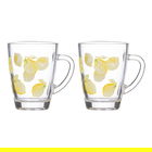 Price & Kensington Amalfi 280ml Glass Mugs Set Of 2