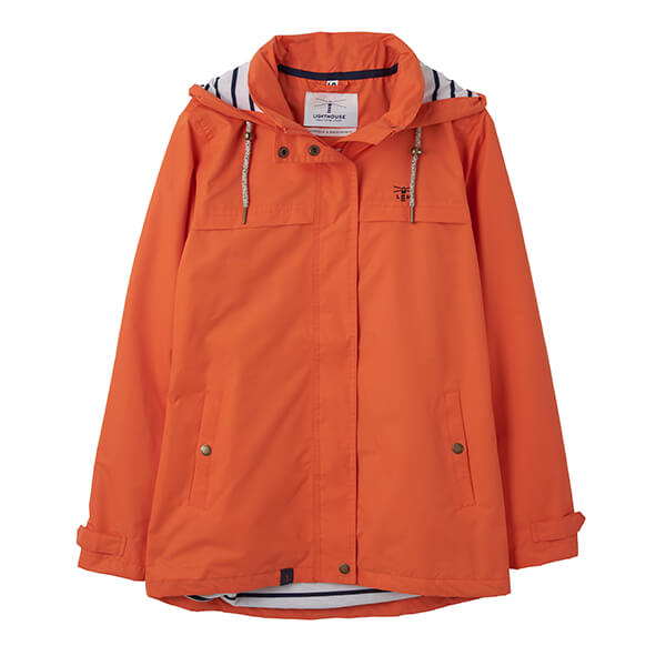 Lighthouse Ladies Beachcomber Orange Coat
