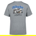Old Guys Rule Old Dogs Rule T-Shirt Sport Grey