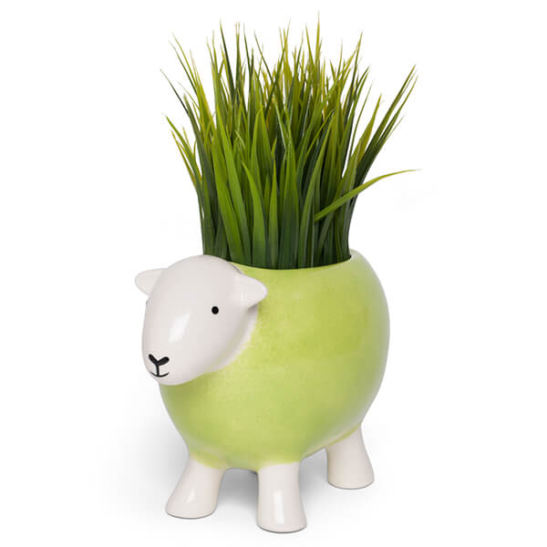 Herdy Stoneware Planter Green