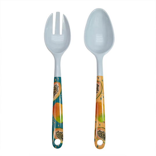 Papaya Bliss Salad Server Set