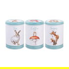Wrendale Designs The Country Set Tea Coffee Sugar Canisters