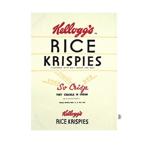 Vintage Kellogg's Rice Crispies Tea Towel