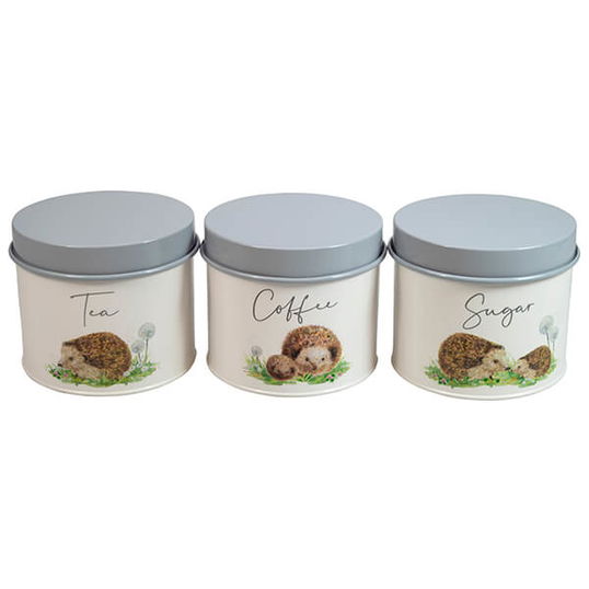 Hedgehugs Set x3 Storage Tin Set